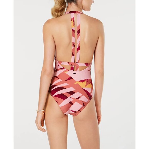 Volcom Juniors T Strap One Piece Swimsuit Small - Picture 2 of 2